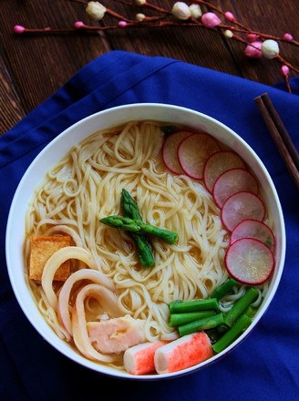 Miso Noodle Soup with Mixed Vegetables recipe
