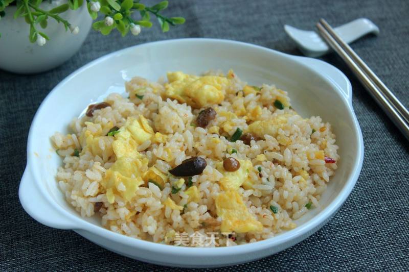 Fried Rice with Mushroom Sauce recipe