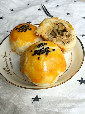 Su-style Mooncakes: Salty and Crispy Mustard Meat recipe