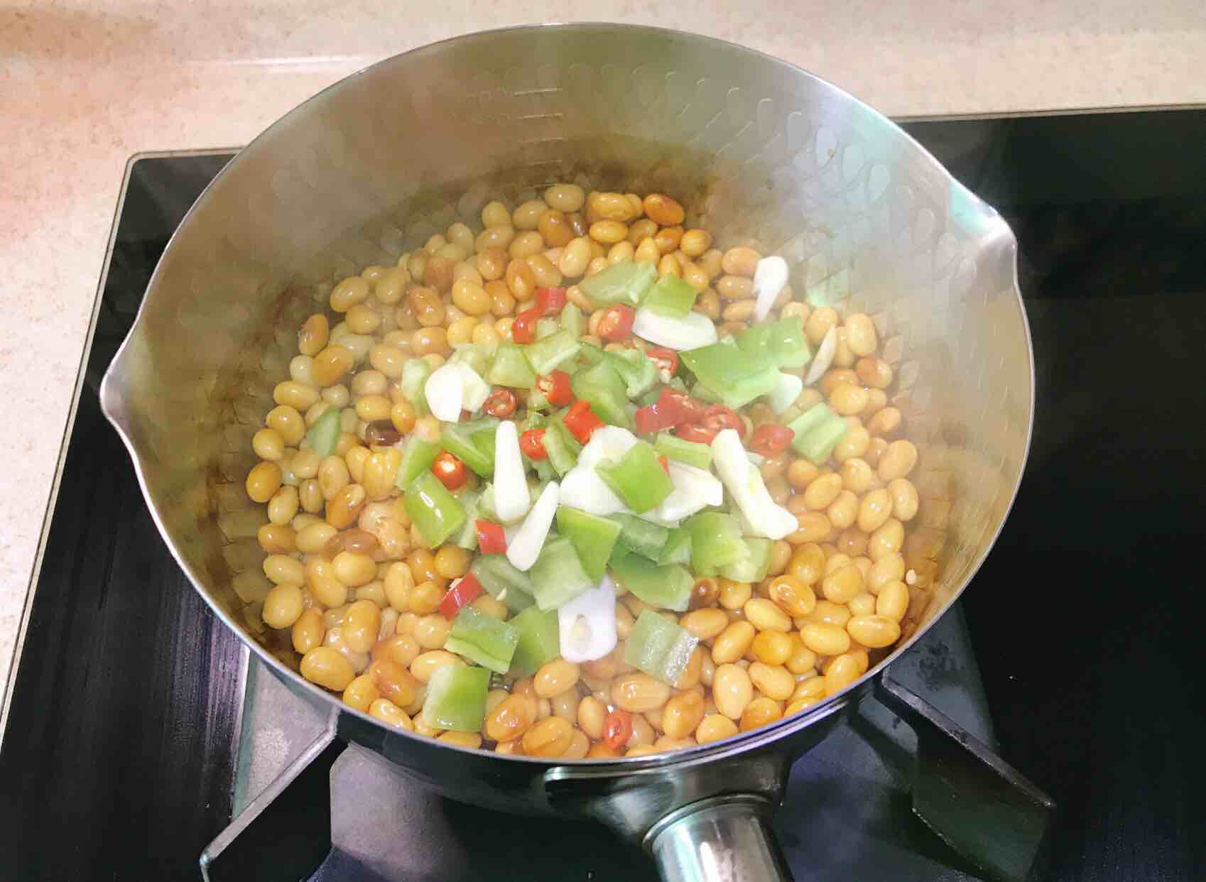 Spiced Spicy Soy Beans recipe