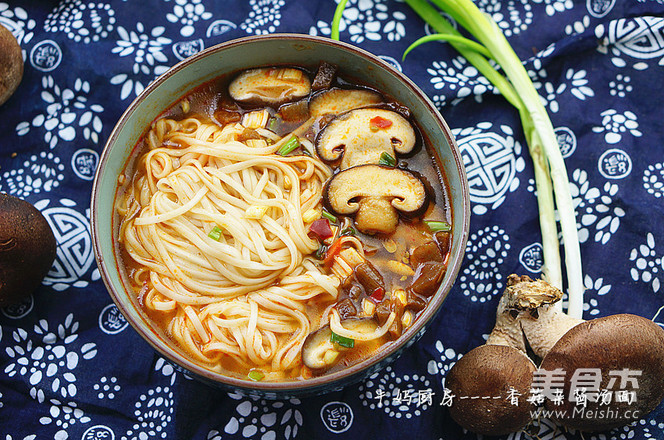 Mushroom Soup Noodle Soup recipe
