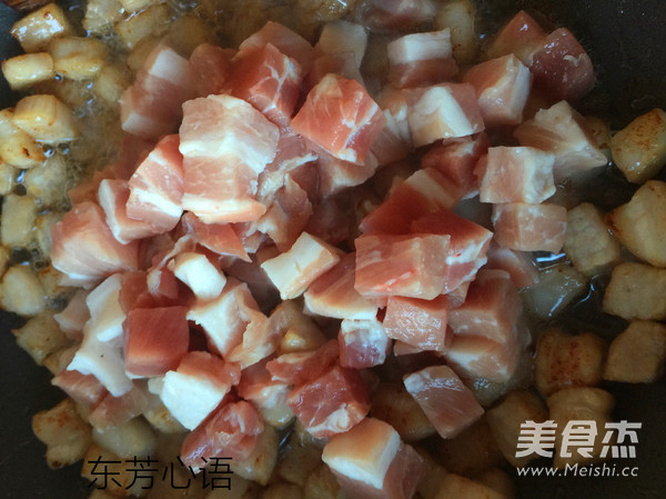 Beijing Style Diced Pork Fried Sauce recipe