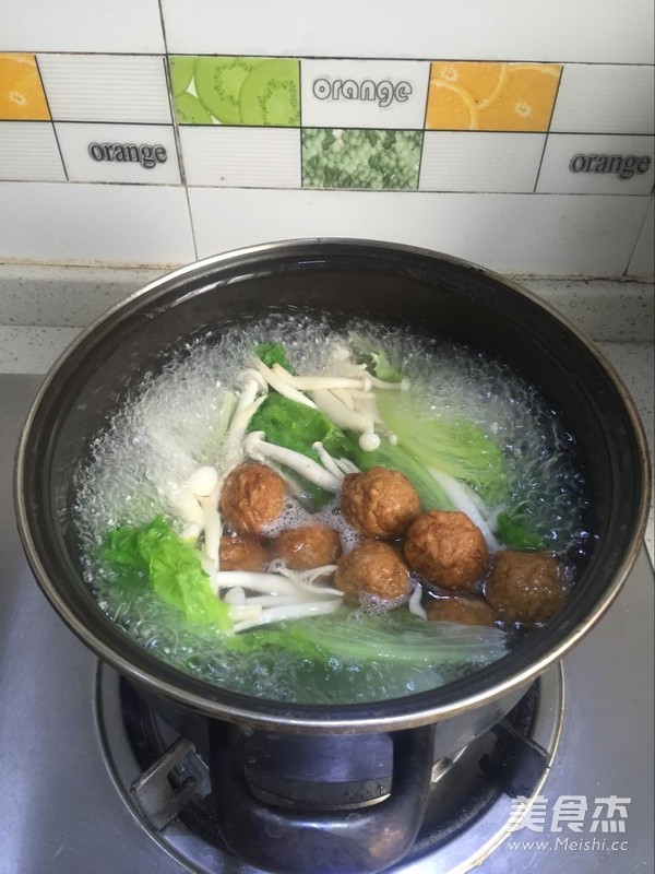 Meatballs and Mushroom Soup recipe