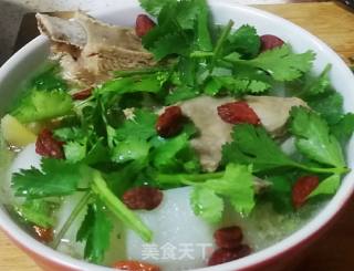 Lamb Scorpion Stewed Radish in Clear Soup recipe