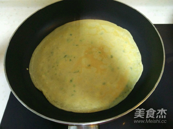 Scallion Milk Omelette recipe