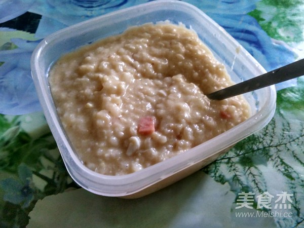 Ham and Egg Porridge recipe