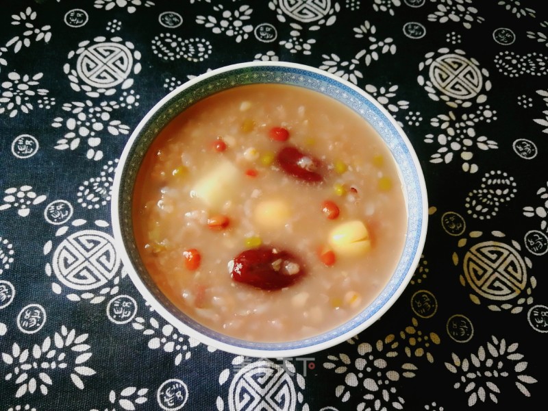 #团圆饭#eight-treasure Porridge with Red Dates and Lotus Seeds