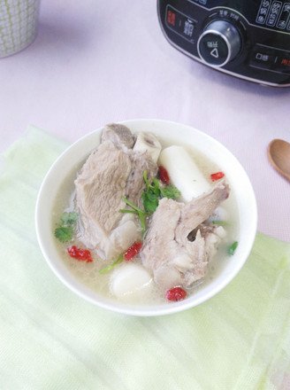 Yam Bucket Bone Soup recipe