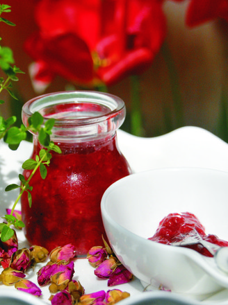 Rose Strawberry Jam recipe