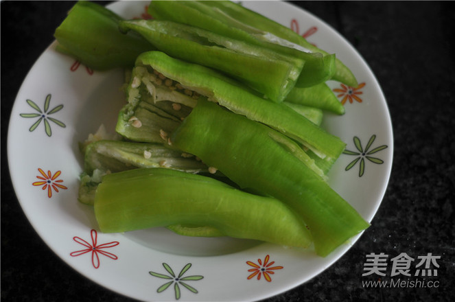 Stir-fried Dried Eggplant with Tiger Skin Pepper Sauce recipe