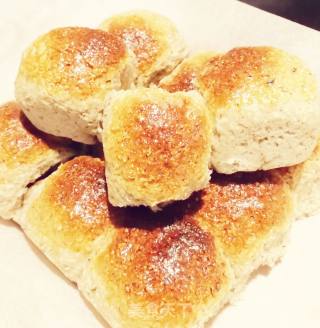 Peanut Butter Heart Coconut Bun recipe