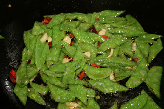 Fried Snow Pea Chowder recipe