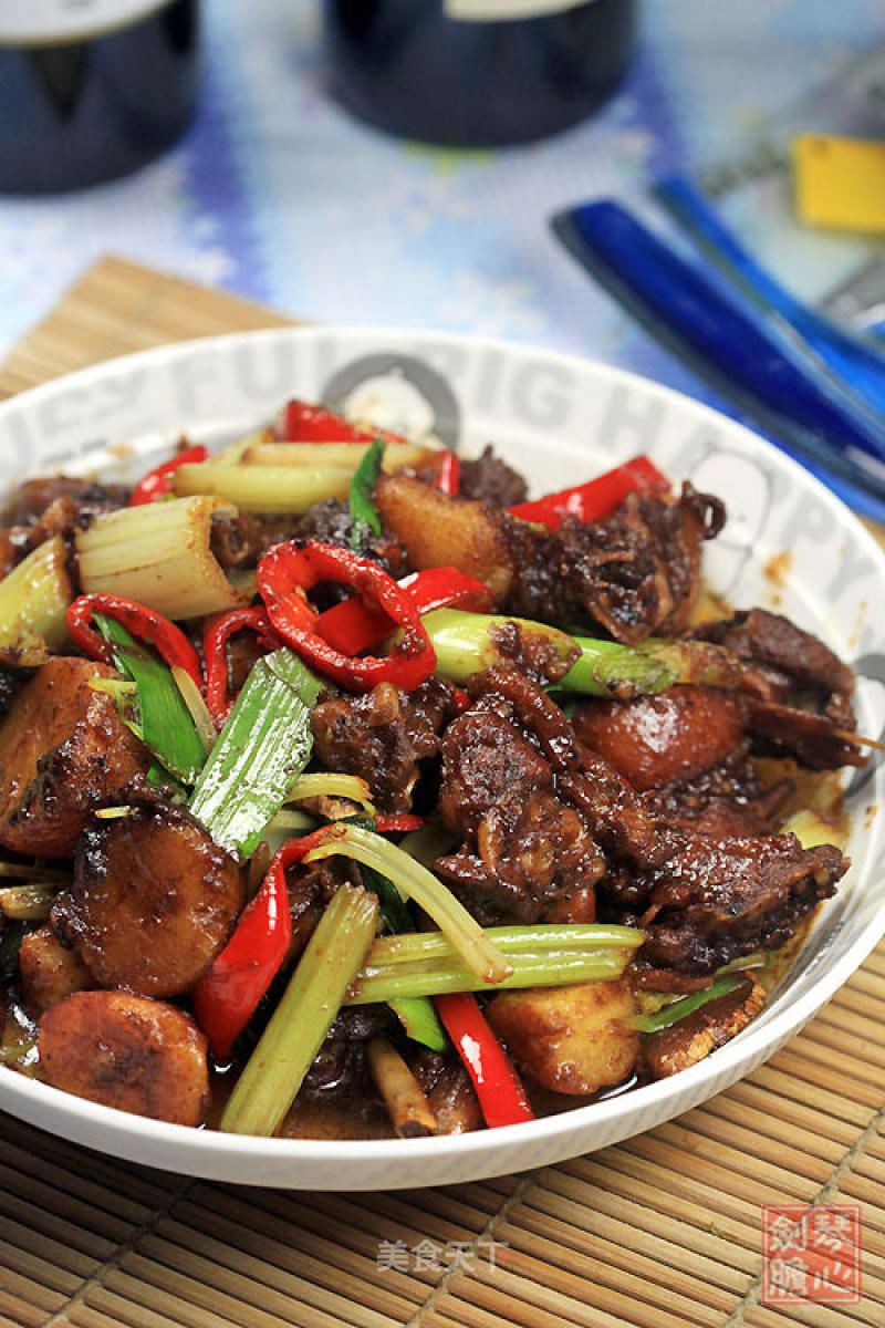 Braised Duck with Potatoes recipe