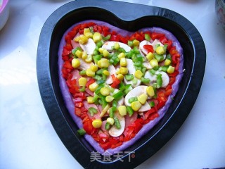 [pizza Maiden Show] Colorful, Delicious and Tempting——purple Sweet Potato Pizza recipe
