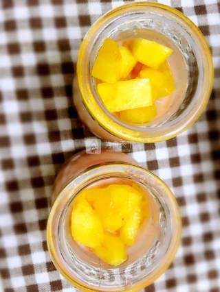 Plum Peach Watermelon Matcha Pudding recipe