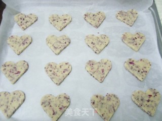 Rose Heart-shaped Biscuits recipe