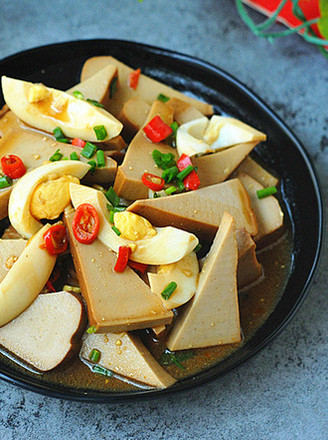 Marinated Tofu with Egg recipe
