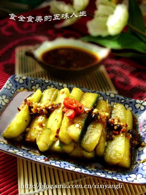 Hot and Sour Cucumber recipe