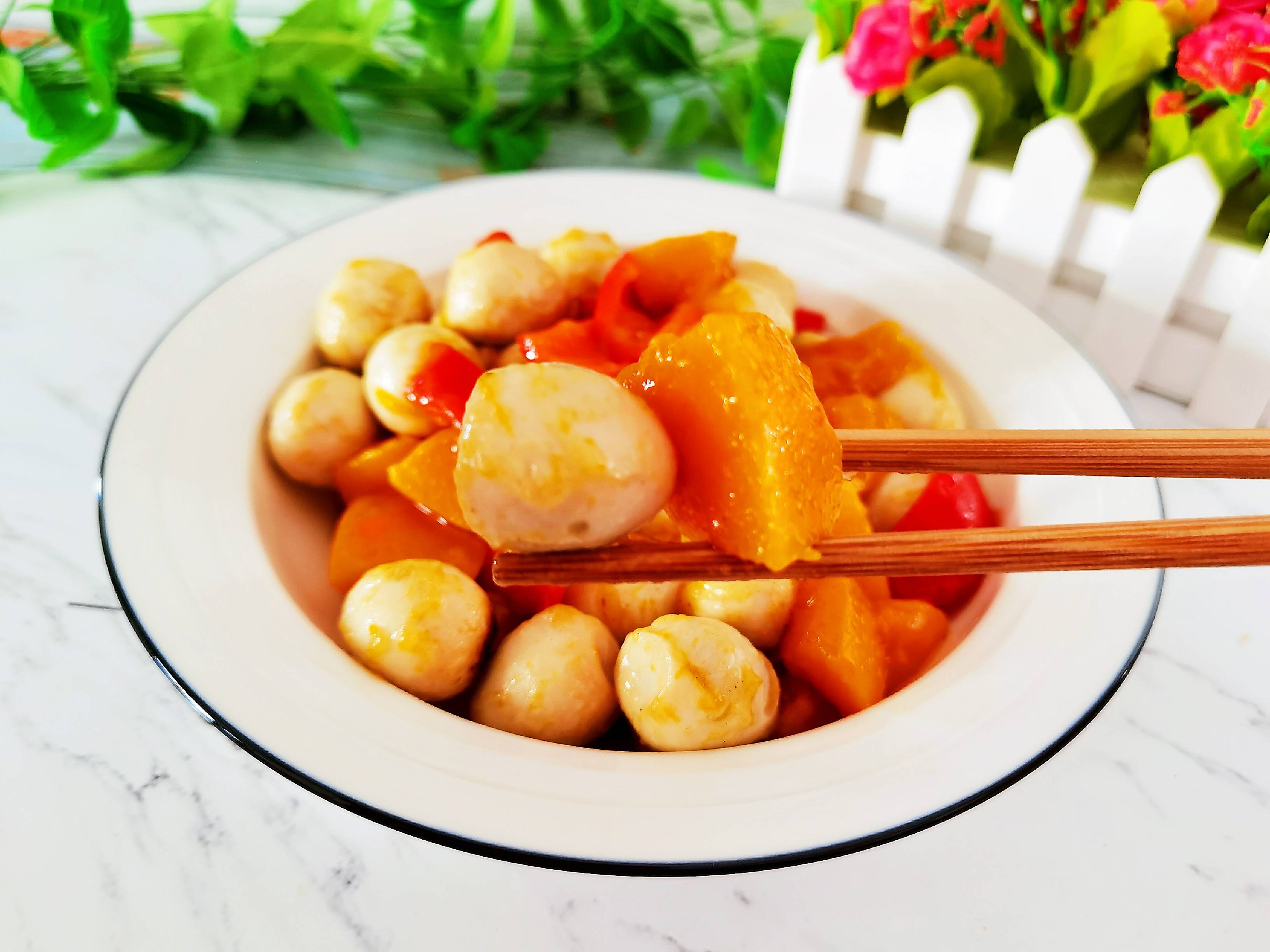 A Simple Home-cooked Version of Traditional Cantonese Dishes-pearl Pumpkin, Sweet and Refreshing recipe