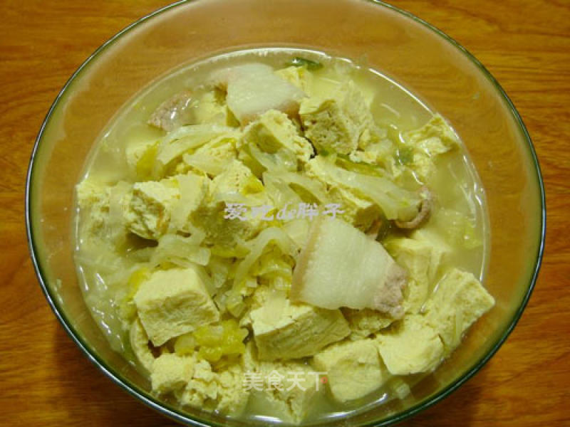 Sauerkraut Stewed Frozen Tofu recipe