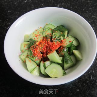 Cucumber in Oyster Sauce recipe