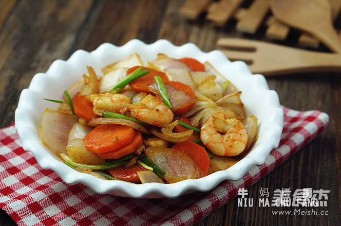 Carrots and Shrimp Stir-fry recipe