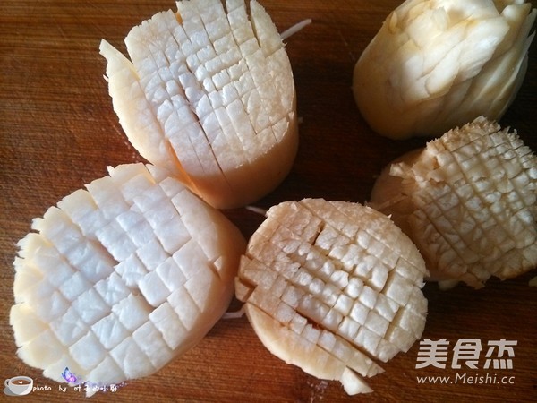 Fried King Pleurotus Flower recipe