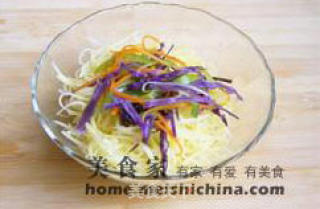 Potato Shreds with Pepper recipe