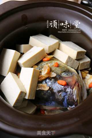 Stewed Fish Head with Tianma recipe