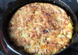 Egg Potato Cake recipe