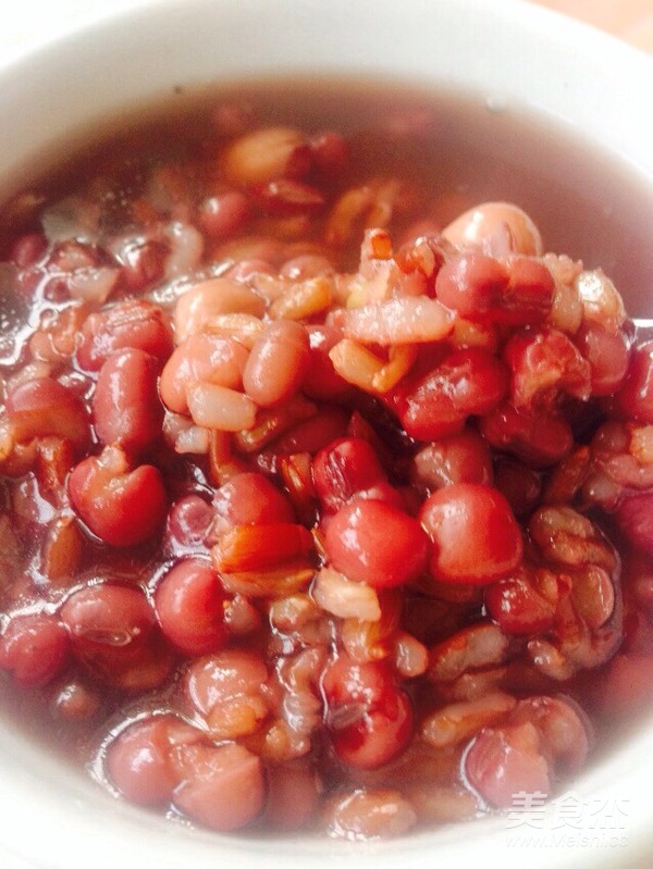 Red Bean and Red Rice Porridge recipe