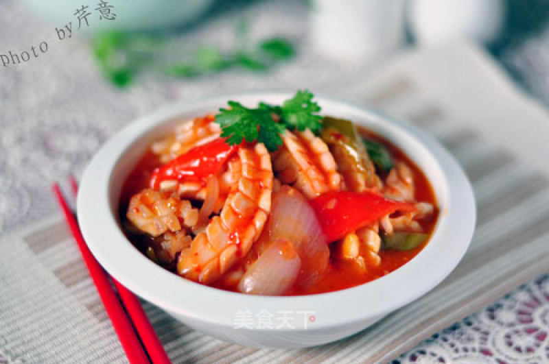 Squid with Sweet Chili Sauce recipe