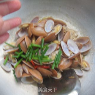 Fried Clams with Scallion and Ginger recipe