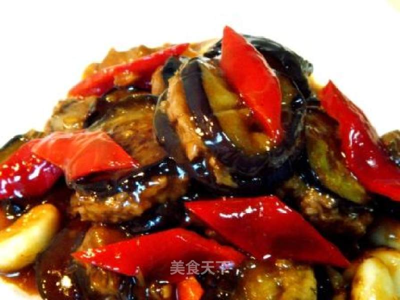 Eggplant Box with Abalone Sauce and Garlic recipe