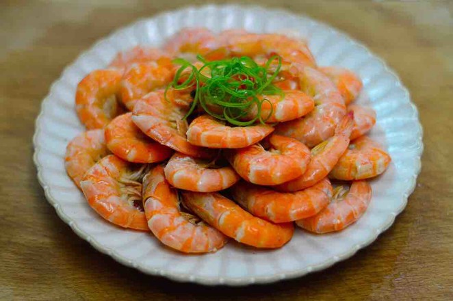 Steamed Ginger Scallion Shrimp recipe