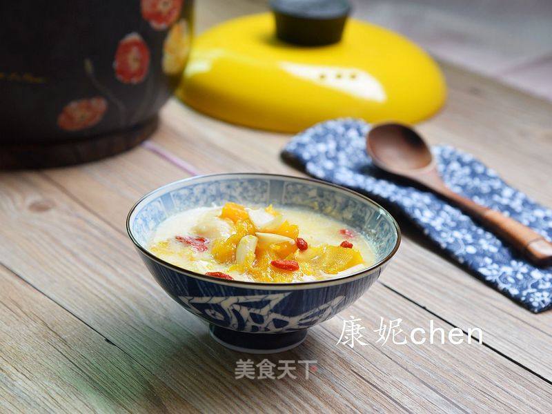 Pumpkin Lily Soy Milk Sweet Soup recipe