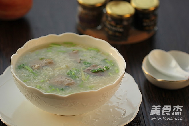 [supor] Cilantro Pork Liver Yin Rice Congee recipe