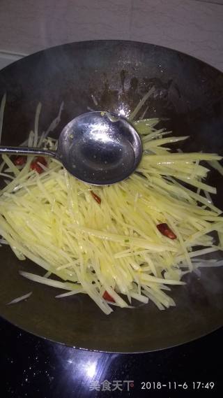 Green Pepper and Potato Shreds recipe