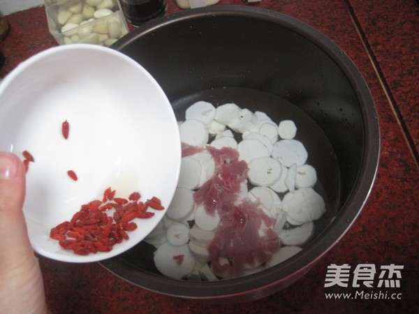 Chinese Yam Wolfberry Porridge recipe