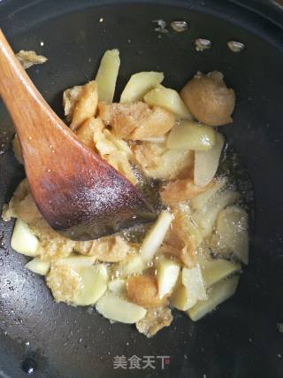 Fried Potatoes with Gluten in Oil recipe