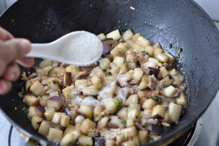 Eggplant Boiled Noodles recipe