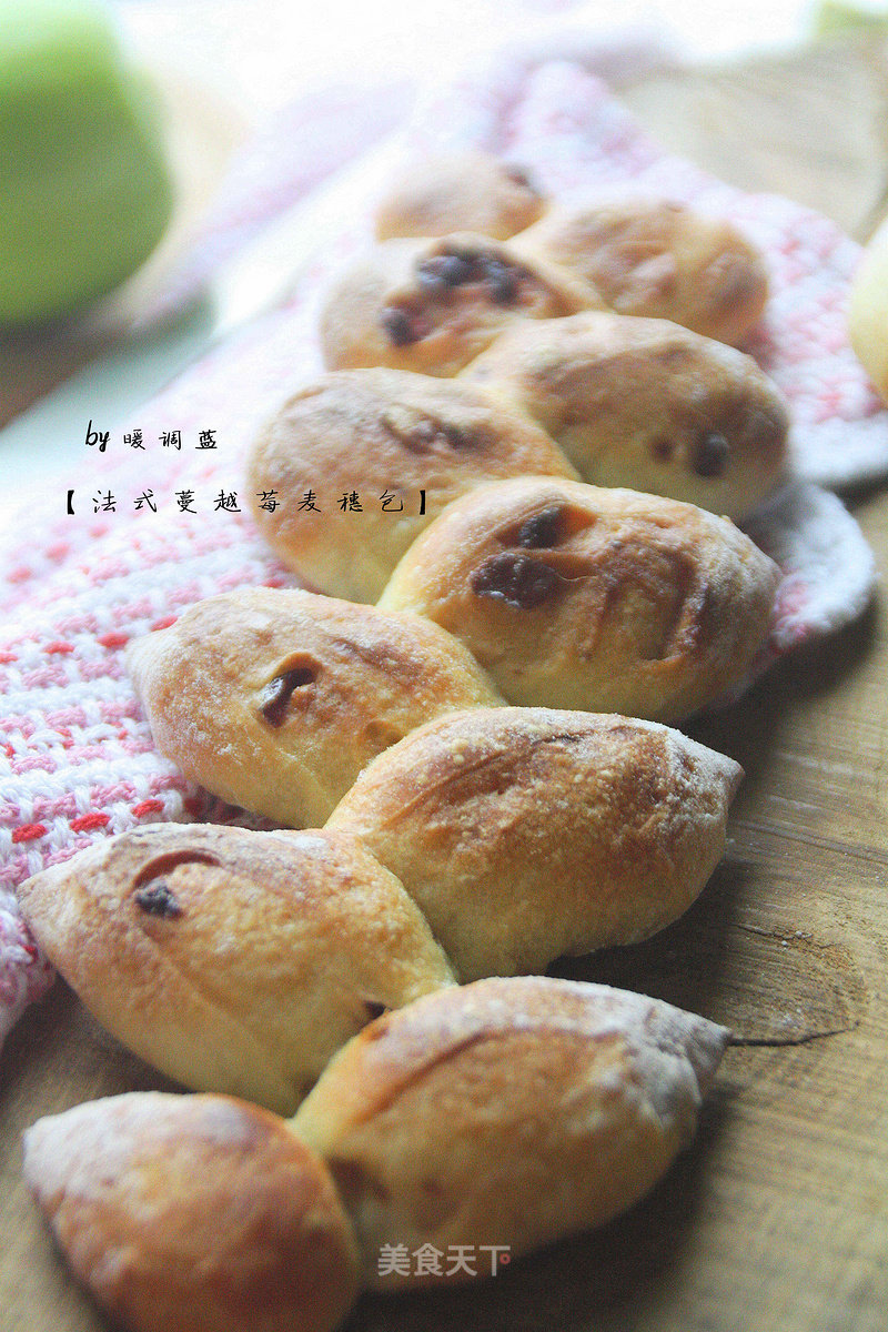 [french Cranberry Wheat Ear Bun]: Gospel for Lovers of Crispy Bread recipe