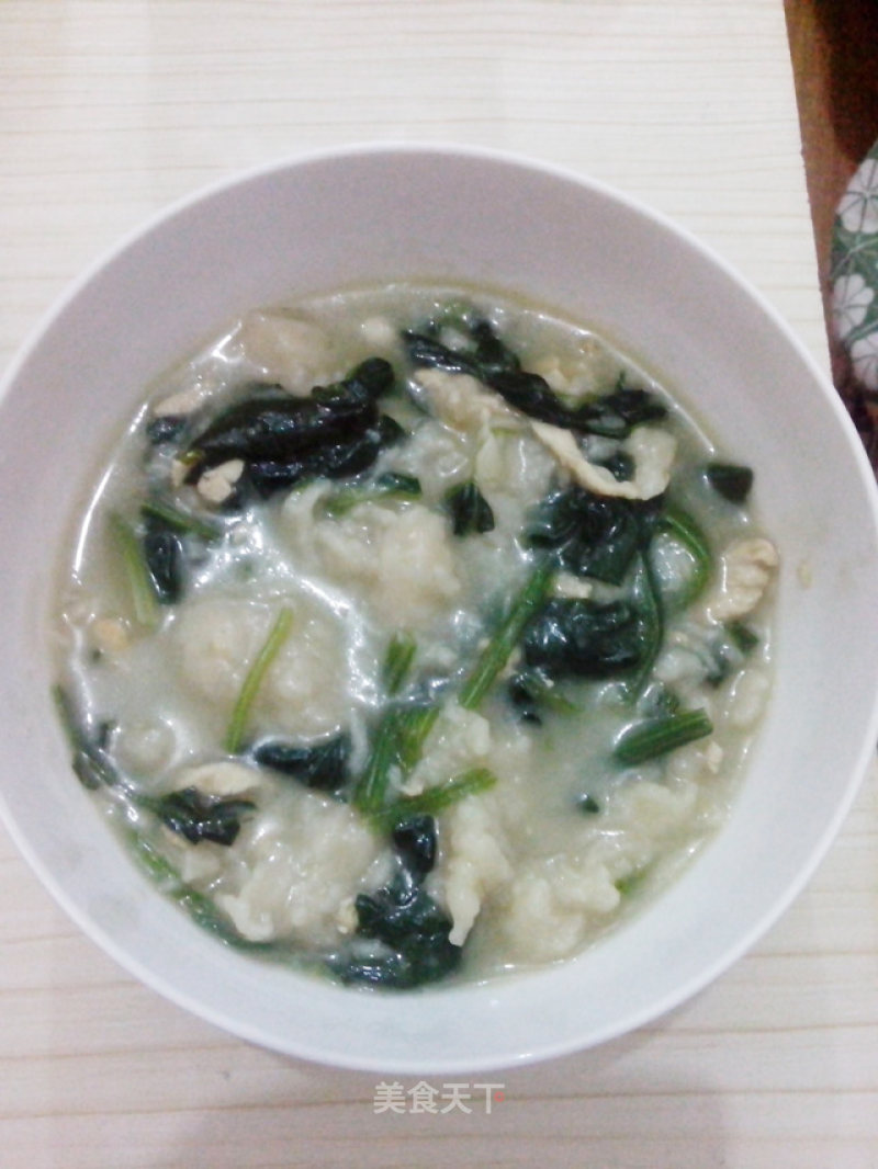 Chicken Spinach Kumpling Soup recipe