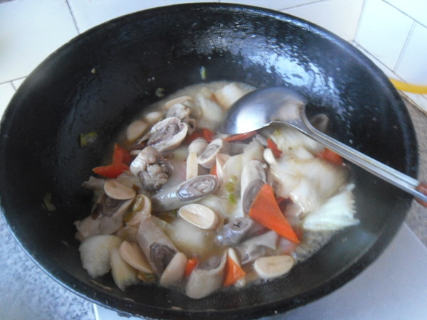 Cabbage Slices Roasted Belly recipe