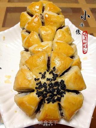 Flower-shaped Red Bean Cake! recipe