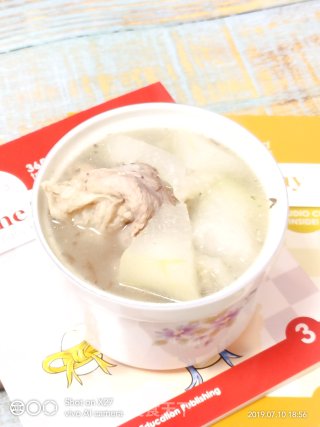 Stewed Winter Melon with Tube Bone recipe