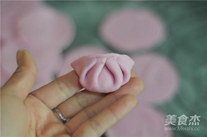 Dragon Fruit Pork Lotus Root Dumplings recipe