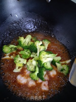 Broccoli Shrimp Balls in Tomato Sauce recipe