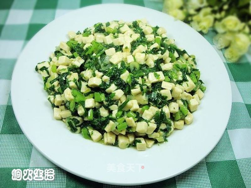 Auxiliary Antihypertensive Side Dish-chrysanthemum Tofu