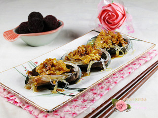 Steamed Abalone with Garlic Vermicelli recipe